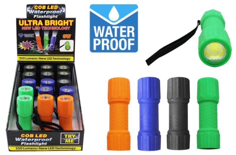 Cob Led Waterproof/Floating Flashlight