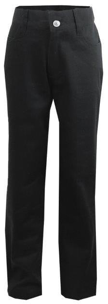 Girls' Uniform Skinny Pants - Black, Size 10