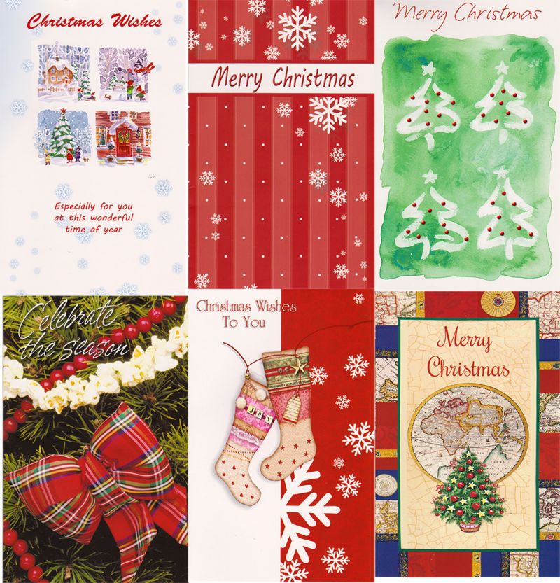 Assorted Christmas Cards - 144 Count