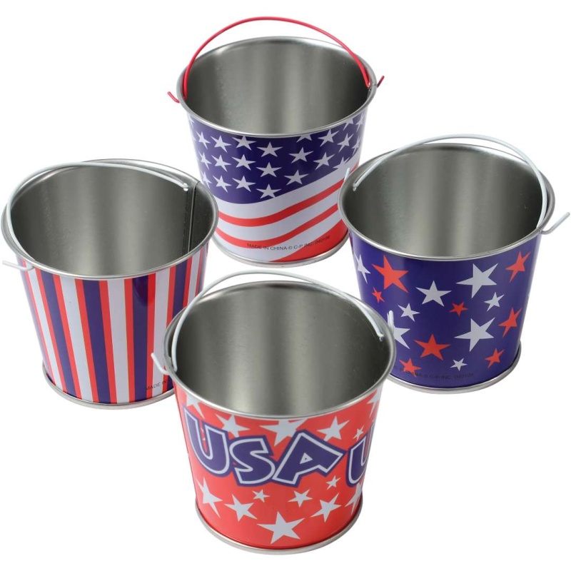 Mini Patriotic Buckets
