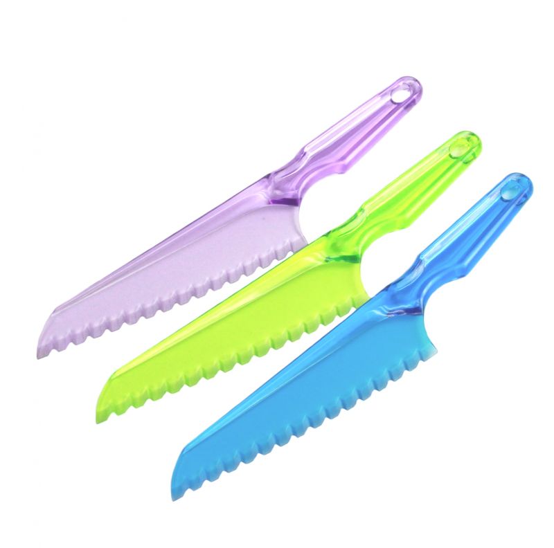 Plastic Lettuce Knife - Assorted Colors, Bpa Free