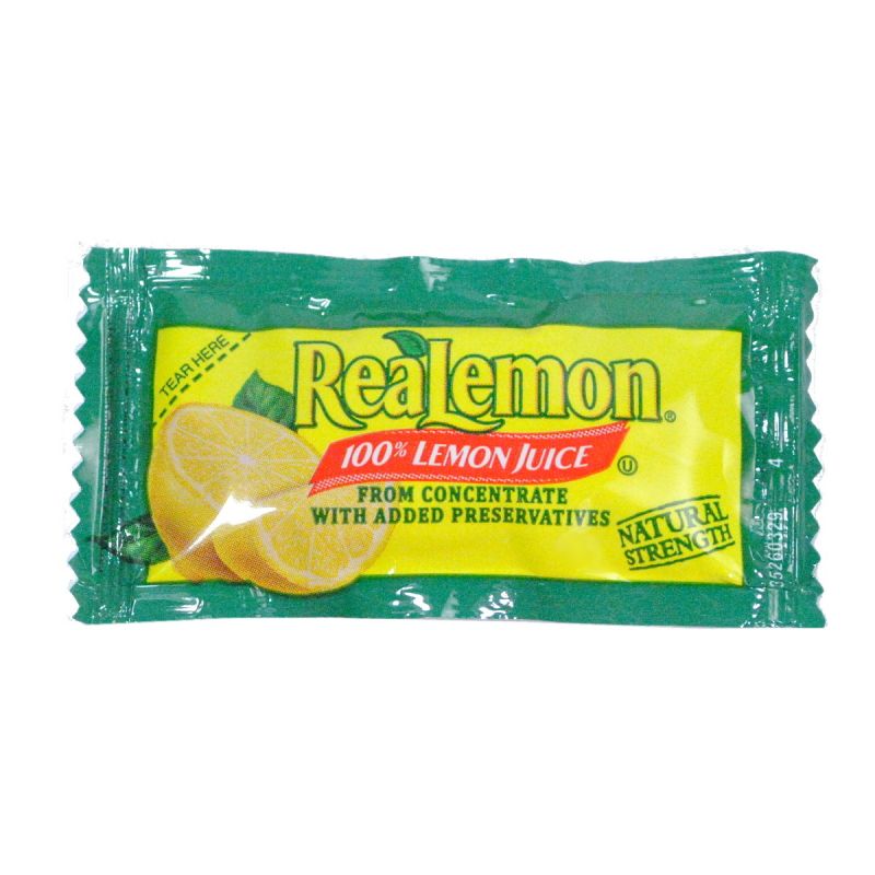 100% Lemon Juice Individual Packet