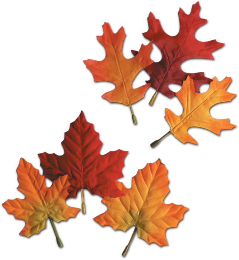 Autumn Leaves - Polyester, 4.5"-5.5"