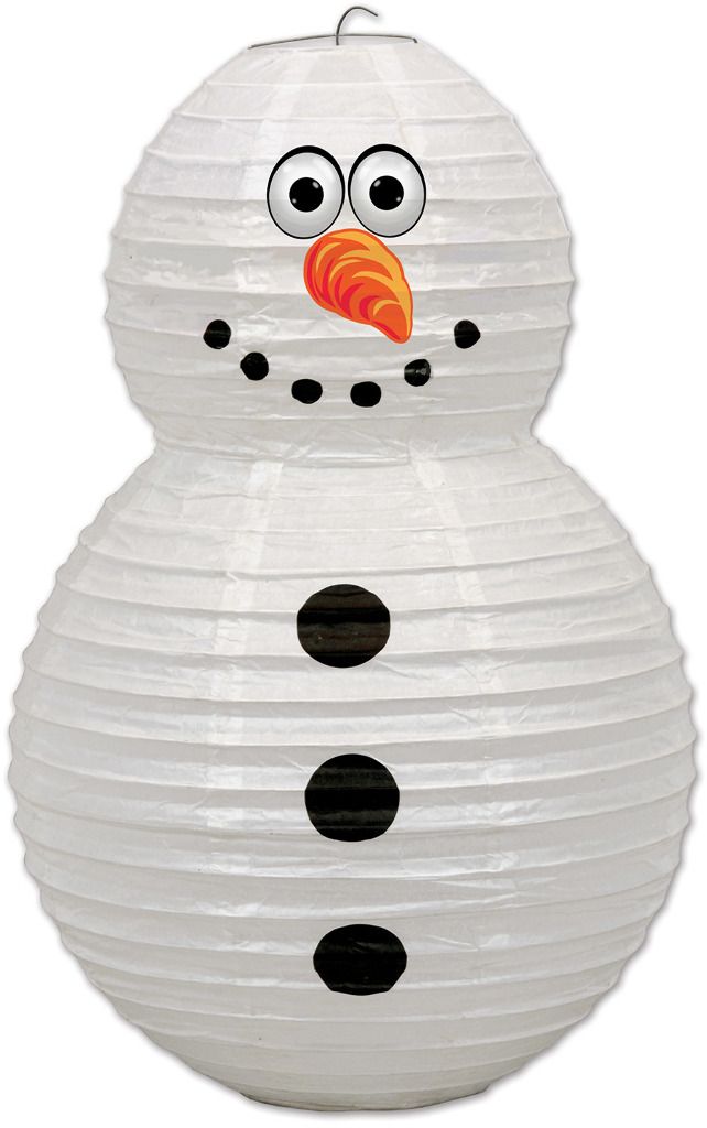 Snowman Paper Lantern