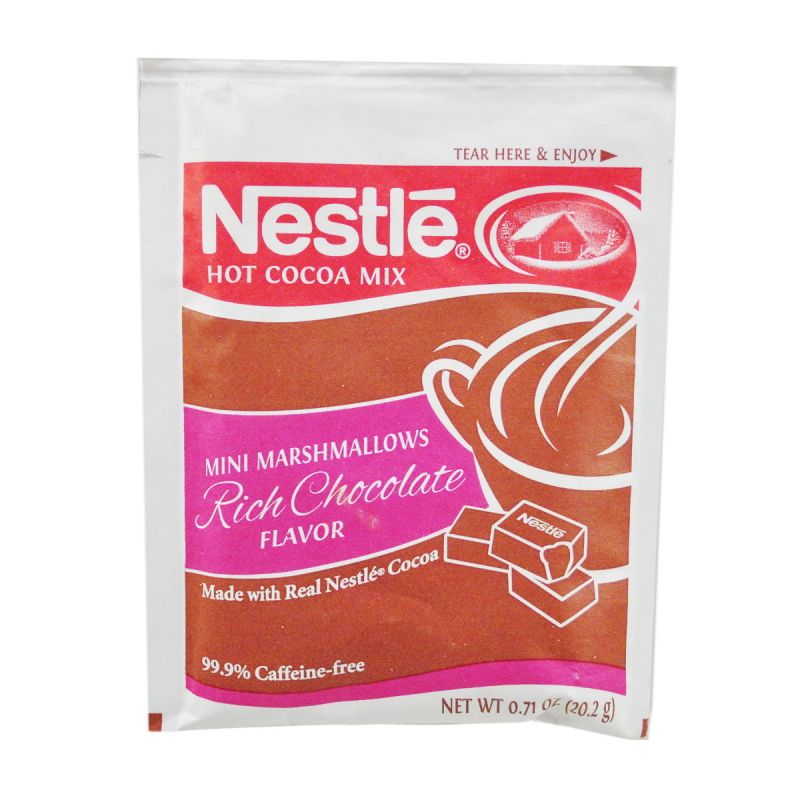 Hot Cocoa Mix - Mini Marshmallows Rich Chocolate Flavor 0.71 Oz