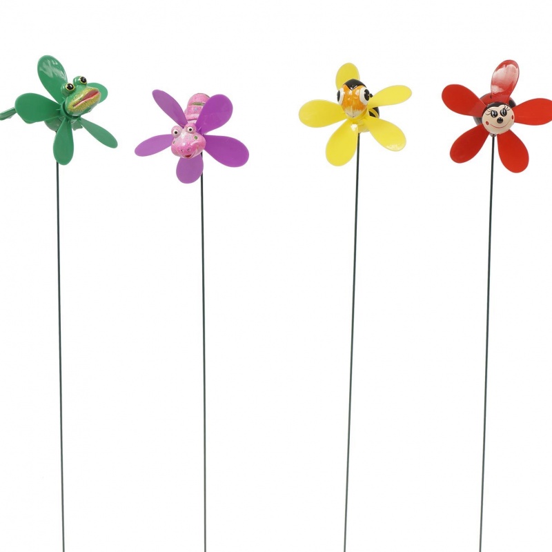 24" Insect Flower Garden Stakes - Assorted