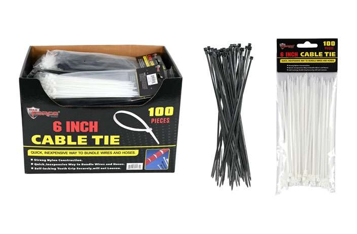 6" 100 Piece Cable Ties