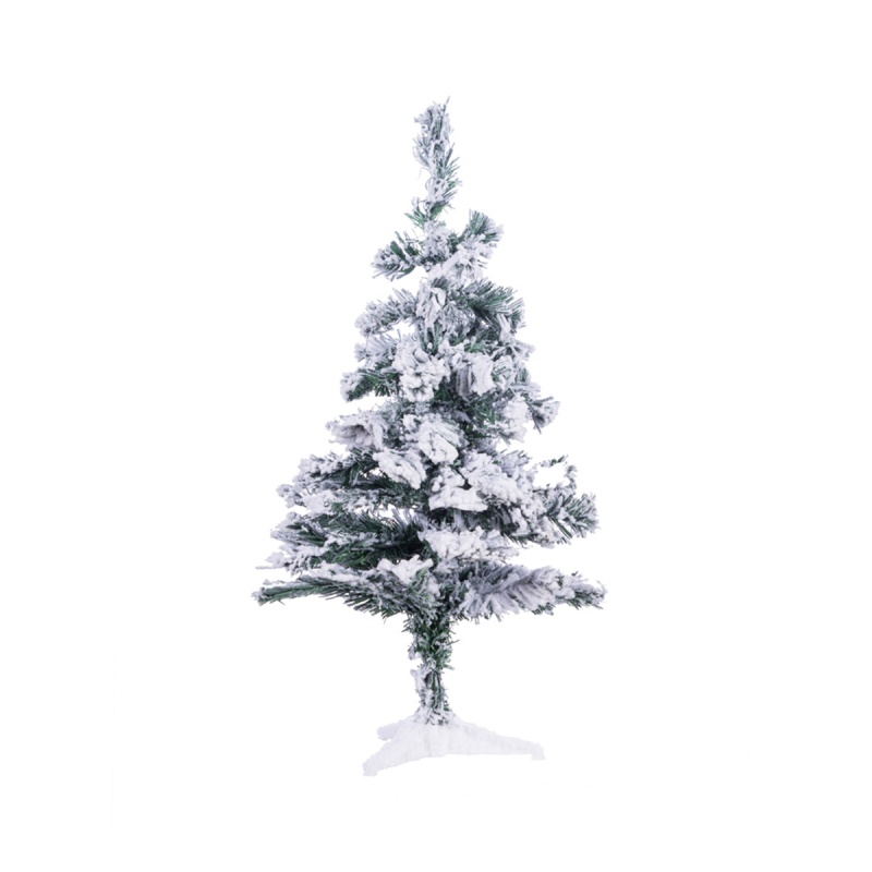 Tabletop Christmas Tree - Snow-Flocked, Collapsible, 2'