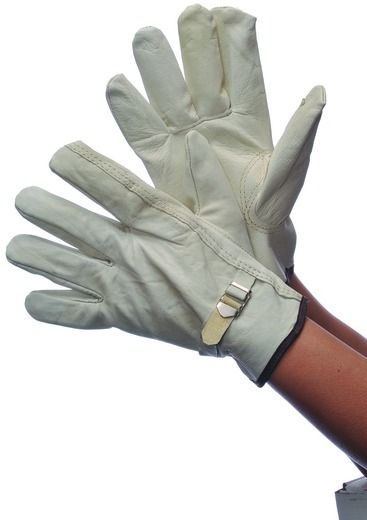 Leather Goat Skin Driver Gloves Medium