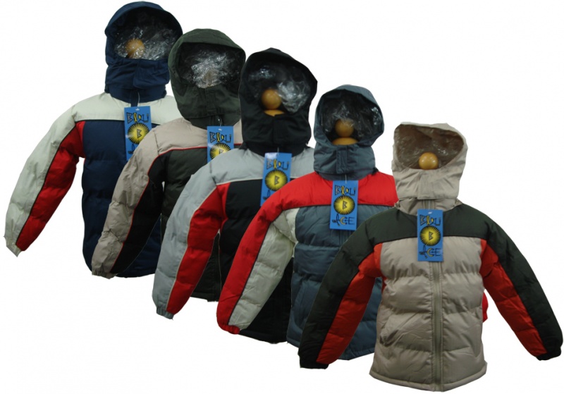 Boys' Hooded Jackets - 6-16, Assorted Color Combos