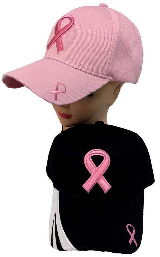 Breast Cancer Awareness Ribbon Hat