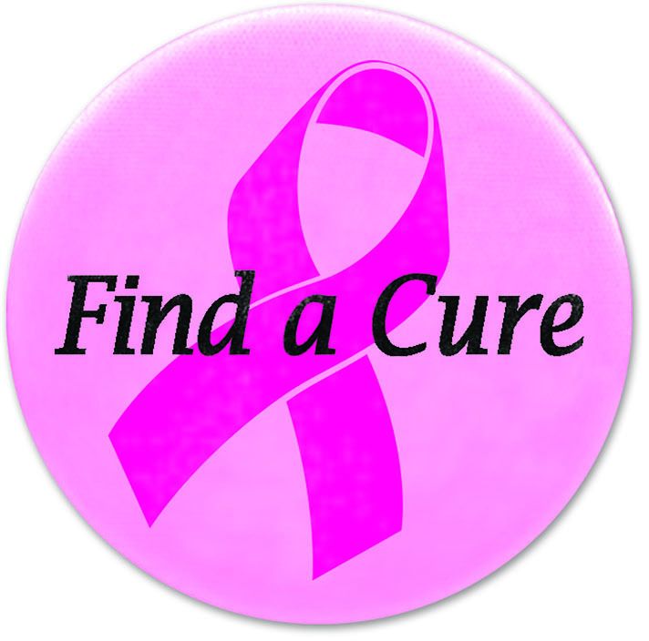 Find A Cure Satin Button