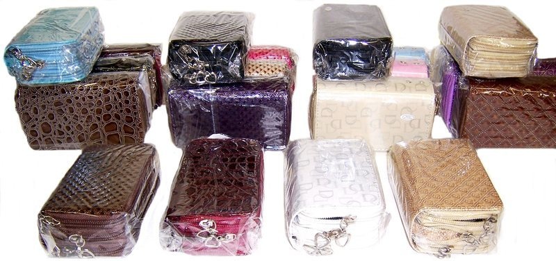 Coin Purses - Assorted Designs, 3 Compartments