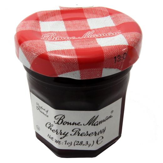 Bonne Maman Cherry Preserves - 1 Oz, Travel-Sized Jars for On-The-Go Snacking
