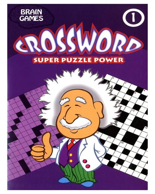 Super Puzzle Power Crossword Books - 4 Volumes, 64 Pages