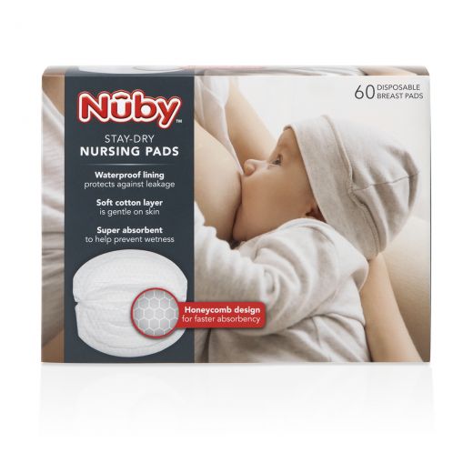 Nuby Disposable Nursing Pads - Ultra-Thin, 60 Pieces