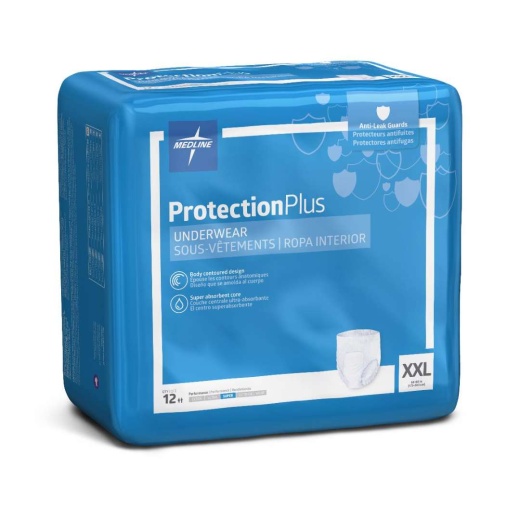 XX Large Adult Disposable Underwear - 12 Pack | Incontinence Care