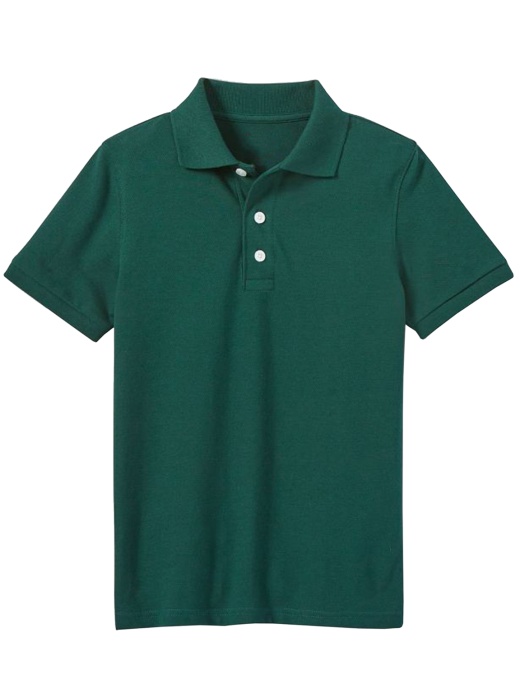 Uniform Polos - 2XL, Hunter Green, Short Sleeve