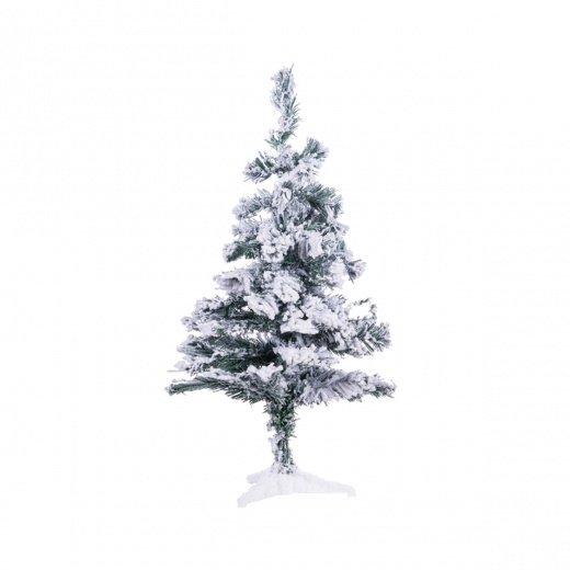 Tabletop Christmas Trees - Snow-Flocked, Collapsible, 2'