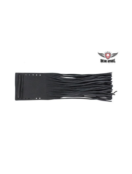 Handle Bar Cover with Fringes - Genuine Leather Cover