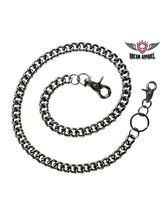 28" Black Chrome Biker Chain