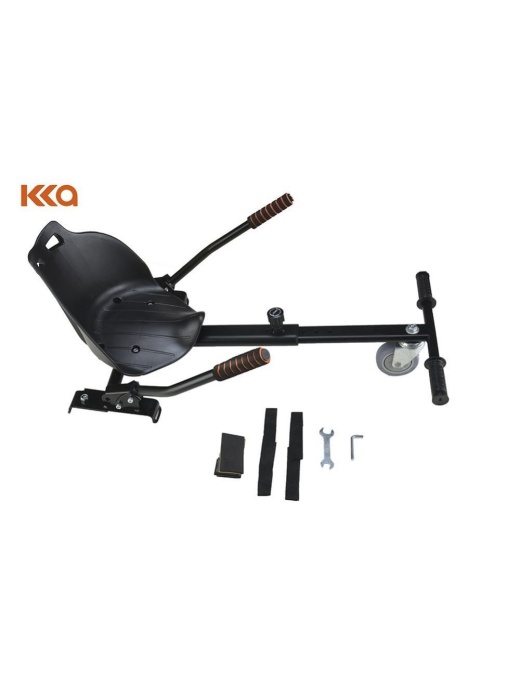 Black Go Cart Accessory for Hoverboard