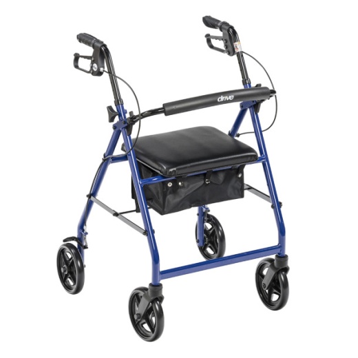 Aluminum Rollator with 7.5" Casters - Mobility Made Easy