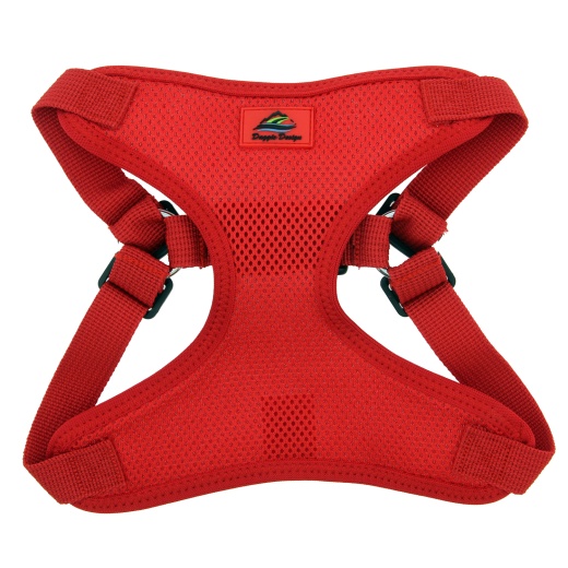 Wrap And Snap Choke Free Dog Harness By Doggie Design - Flame Red