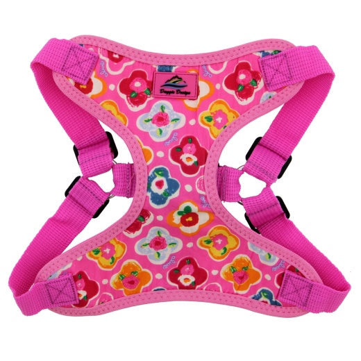 Wrap And Snap Choke Free Dog Harness By Doggie Design - Maui Pink