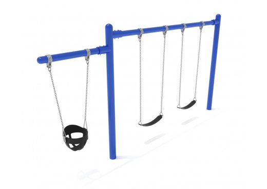 7/8 Feet High Elite Cantilever Swing - 1 Bay 1 Cantilever