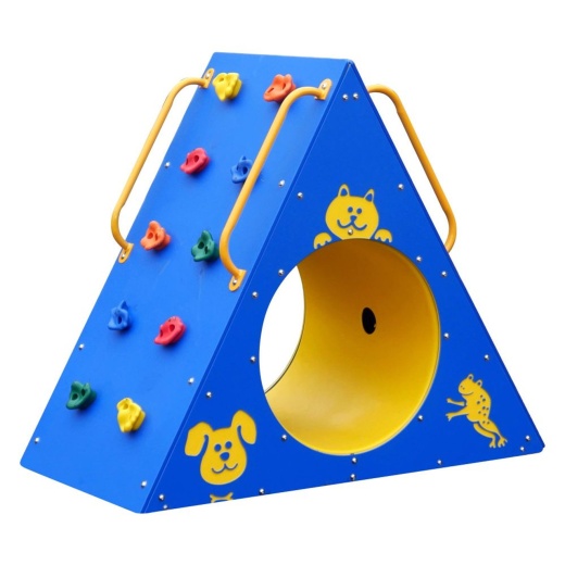 Climbing Wall With Crawl Through Tunnel
