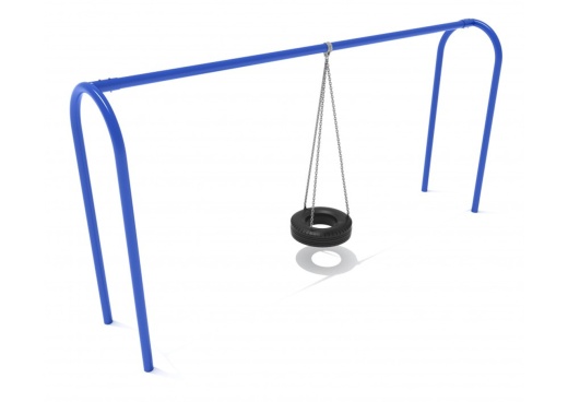 8' Elite Arch Post Tire Swing W/Chains