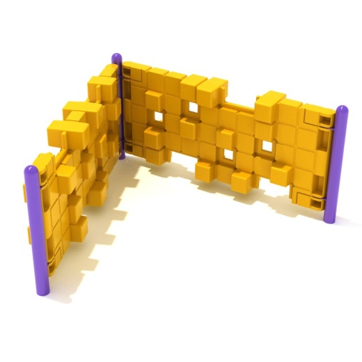 Pixel Fallen Bridge Playground Climber