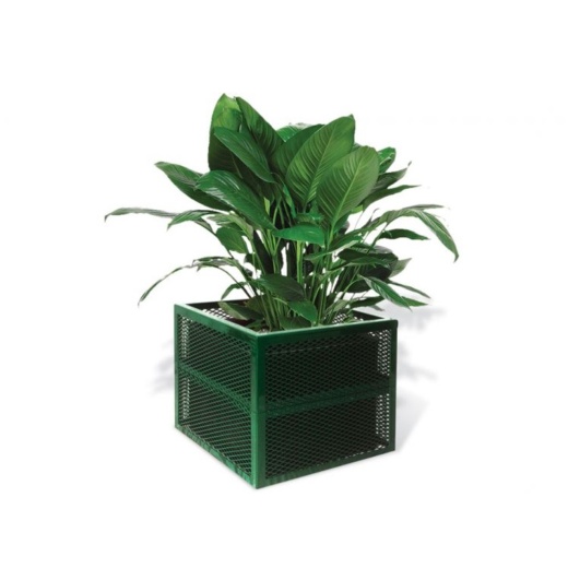 24'' Square Expanded Metal Diamond Planter