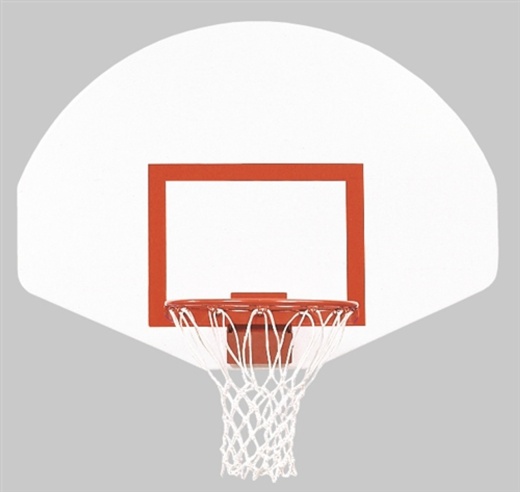 Dura Steel Fan Shaped Backboard