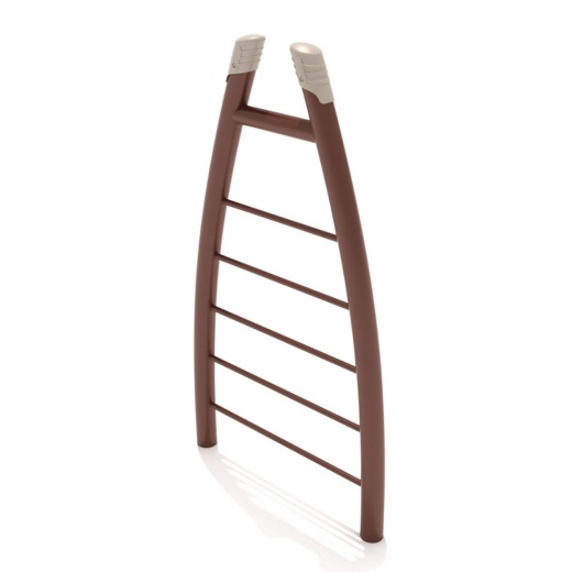 Curved Post Straight Rung Vertical Ladder