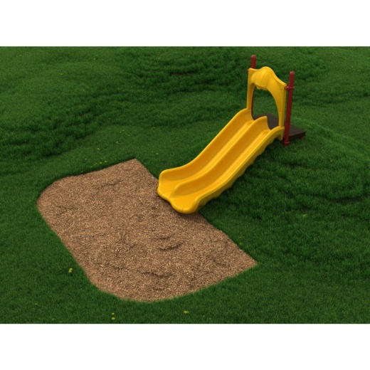 4 Foot Double Straight Embankment Slide