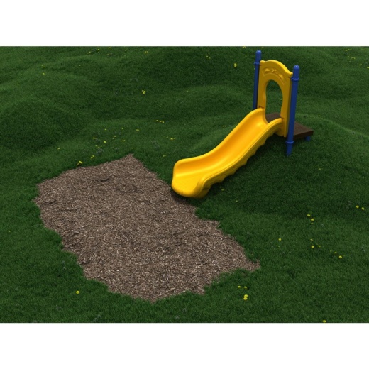 3 Foot Single Straight Embankment Slide