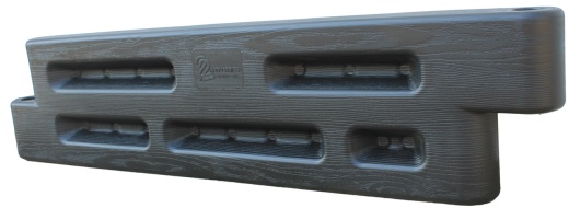 12" Plastic Border With Steel Spike