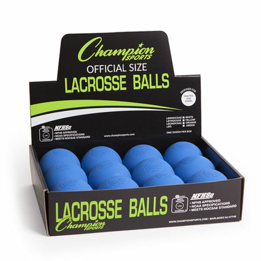 Lacrosse Balls - 12 Pack - Blue