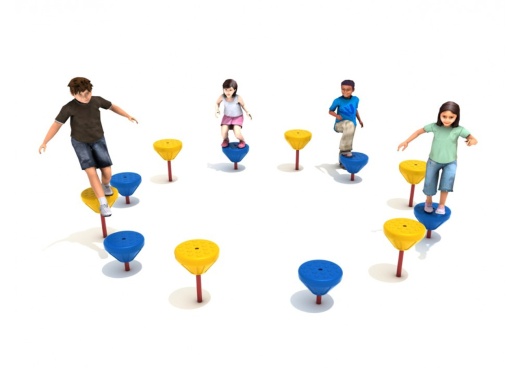 Pebble Path Stepping Pods