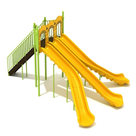 8 Foot Triple Sectional Split Slide