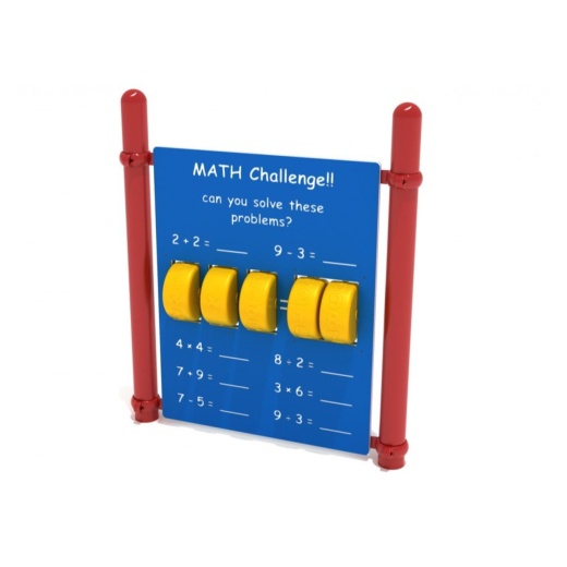 Freestanding Math Panel With Posts
