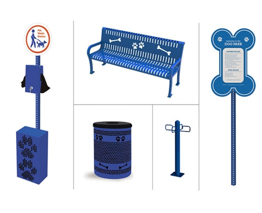 Deluxe 5 Piece Dog Park Amenities Kit