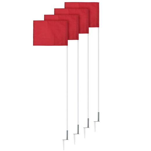 Slim Line Soccer Corner Flags - Set Of 4