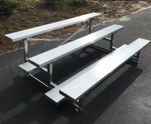 Tip-N-Roll 3 Row Bleacher - 15'