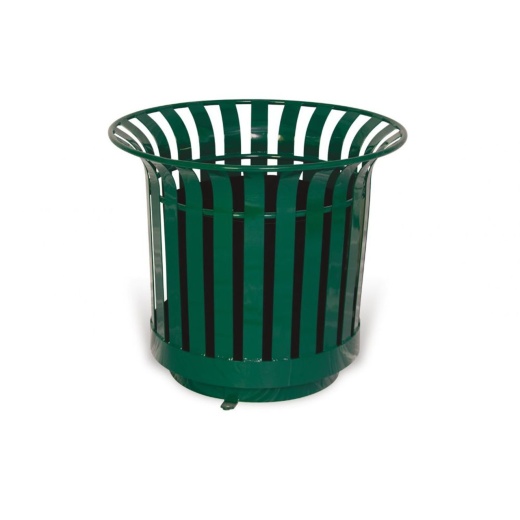 24'' Round Lexington Slatted Planter