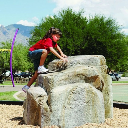 Small Granite Playground Boulder