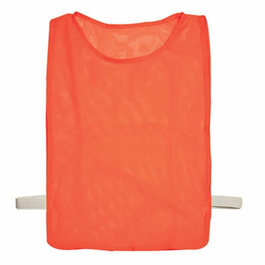 Deluxe Adult Mesh Pinnie - Neon Orange