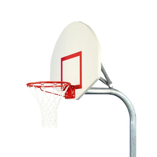 3 -1/2" Tough Duty Steel Fan Playground Basketball System